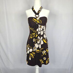 Love Tease Tropical Print Women's Sundress, Size S